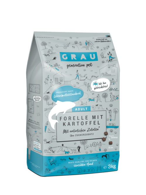 GRAU suva hrana za pse - Pastrva sa krumpirom - 3kg