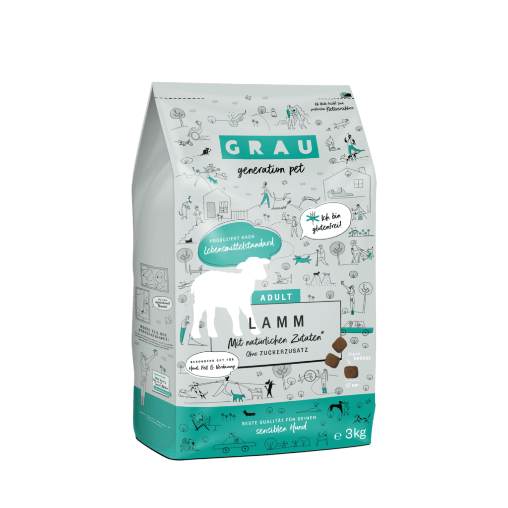 GRAU suva hrana za pse - Janjetina - 3kg