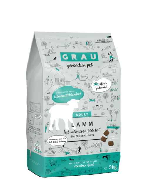 GRAU suva hrana za pse - Janjetina - 3kg